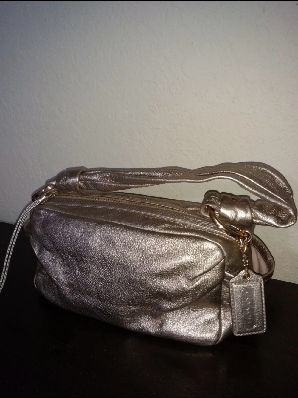 Coach Metallic Shoulder Bag
